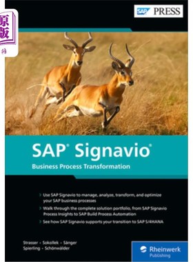 海外直订SAP Signavio: Business Process Transformation SAP Signavio：业务流程转换