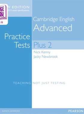 海外直订Cambridge Advanced Volume 2 Practice Tests Plus New Edition Students' Book witho 剑桥高等卷2实践测试加新版