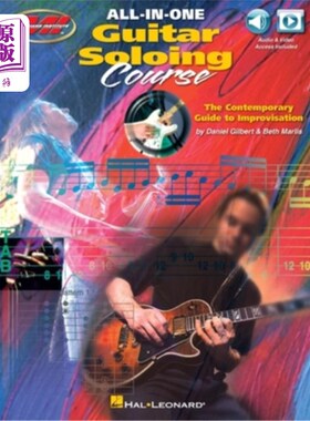 海外直订All-In-One Guitar Soloing Course: The Contemporary Guide to Improvisation 全合一吉他独奏课程:当代即兴创作指