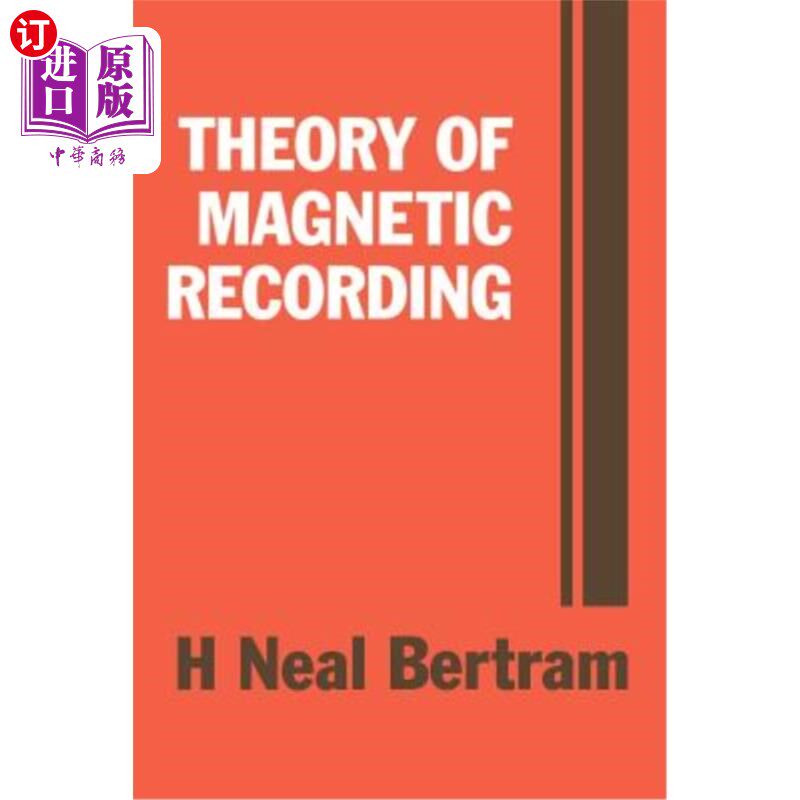 海外直订Theory of Magnetic Recording 磁记录理论
