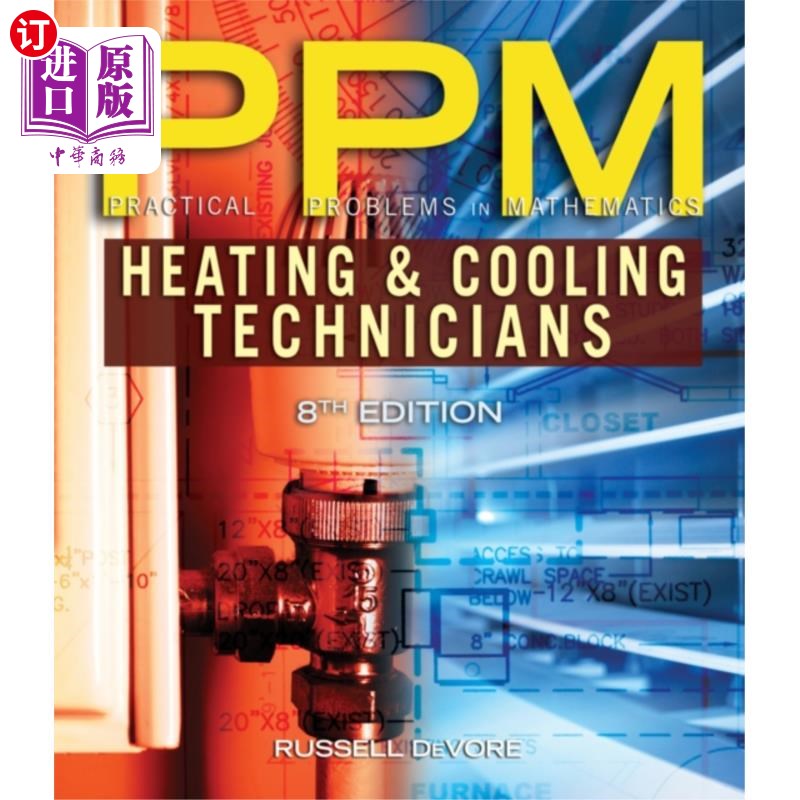 海外直订Practical Problems in Mathematics for Heating and Cooling Technicians 供热和制冷技术人员的数学实际问题