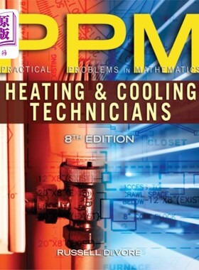 海外直订Practical Problems in Mathematics for Heating and Cooling Technicians 供热和制冷技术人员的数学实际问题