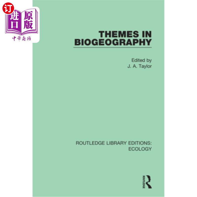 海外直订Themes in Biogeography 生物地理学主题