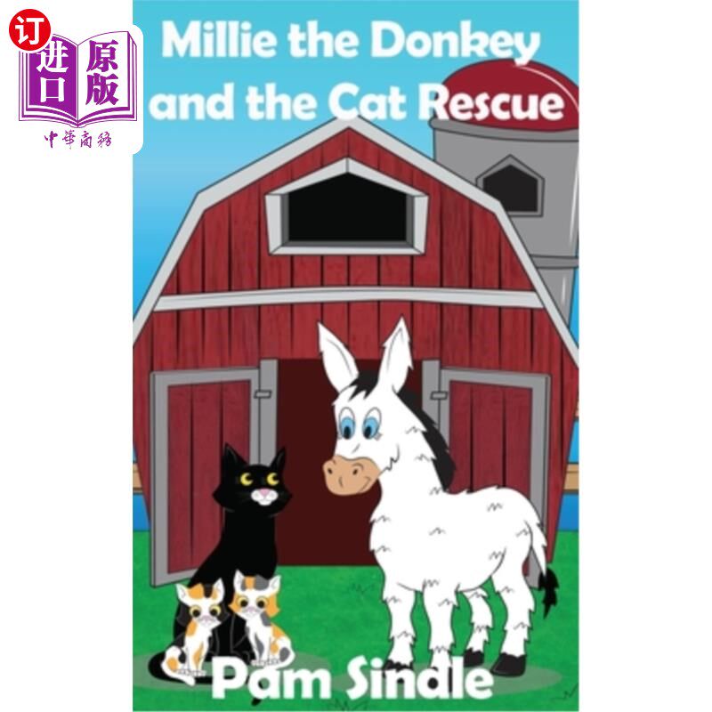 海外直订Millie the Donkey and the Cat Rescue 米莉，驴和猫救援