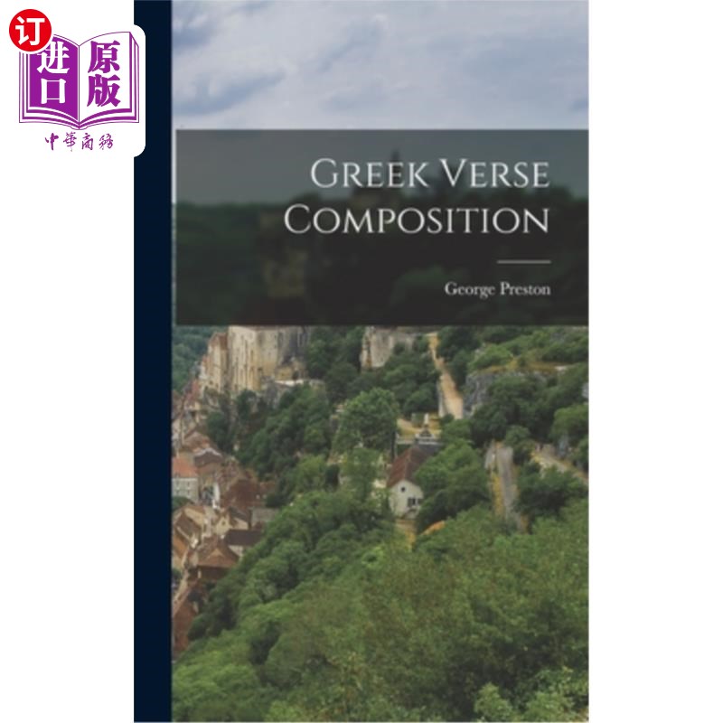 海外直订Greek Verse Composition 希腊诗歌创作