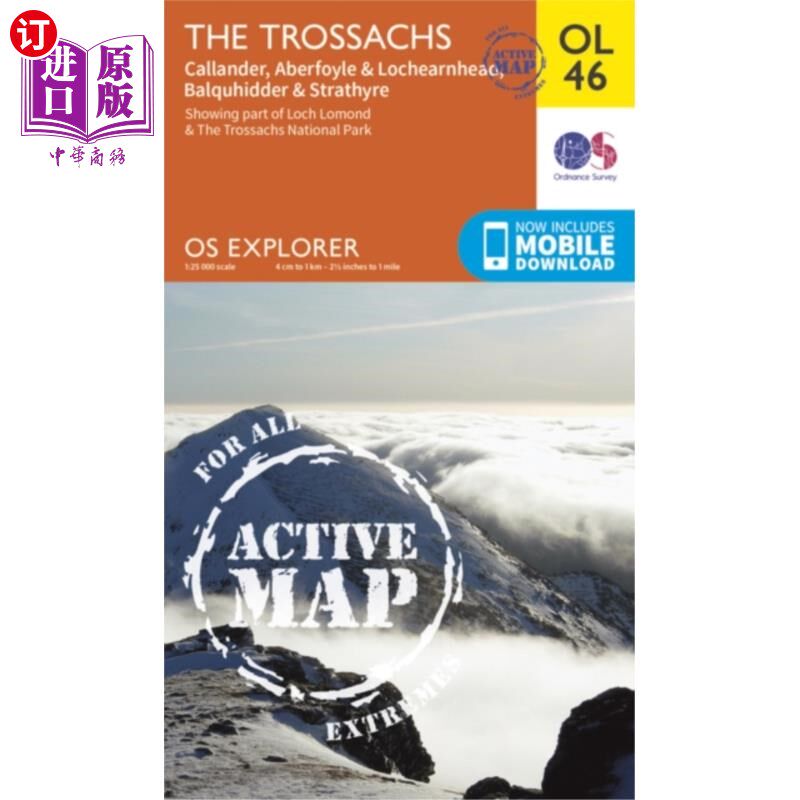 海外直订Trossachs, Callander, Aberfoyle & Lochearnhead, ... Trossachs， Callander， Aberfoyle & Loche