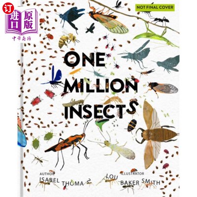 海外直订One Million Insects 一百万只昆虫