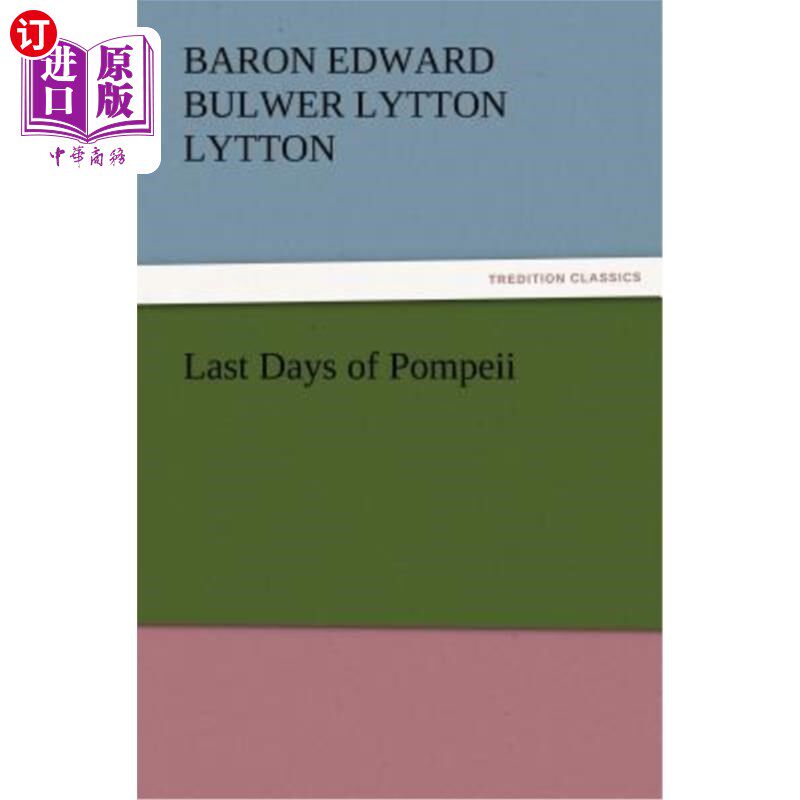 海外直订last days of pompeii 庞贝的末日