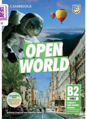 海外直订Open World First Student's Book Pack (SB wo Answ... 开放世界学生教材套(SB wo答案与在线练习和WB wo答案与音频