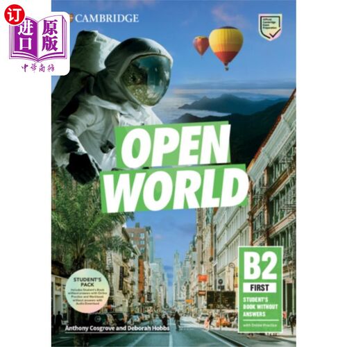 海外直订Open World First Student's Book Pack (SB wo Answ... 开放世界学生教材套(SB wo答案与在线练习和WB wo答案与音频