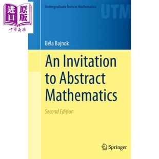 Bajnok 英文原版 Invitation 高数 Abstract Béla 现货 Mathematics 抽象数学入门 第2版 中商原版