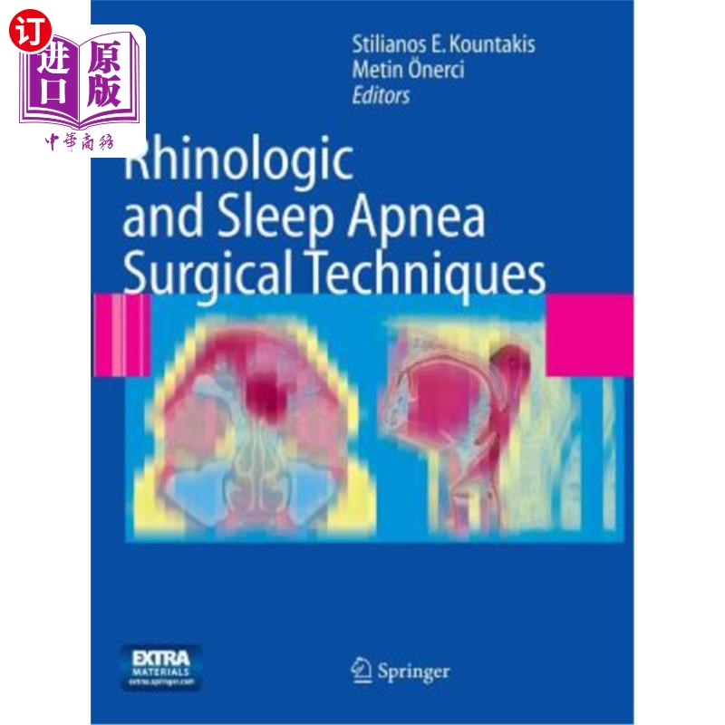 海外直订医药图书Rhinologic and Sleep Apnea Surgical Techniques 鼻科和睡眠呼吸暂停外科技术