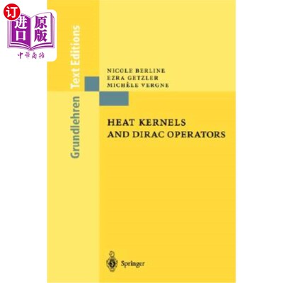 海外直订Heat Kernels and Dirac Operators 热核与Dirac算子