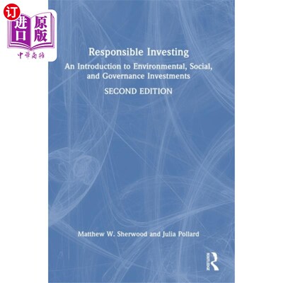 海外直订Responsible Investing 负责任的投资