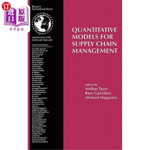 海外直订Quantitative Models for Supply Chain Management 供应链管理的定量模型