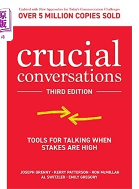 海外直订Crucial Conversations: Tools for Talking When St... 关键对话:高风险时的谈话工具，第三版