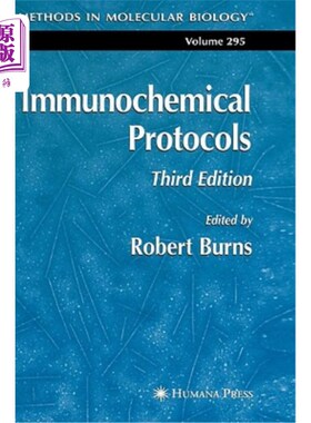海外直订医药图书Immunochemical Protocols 免疫化学方案