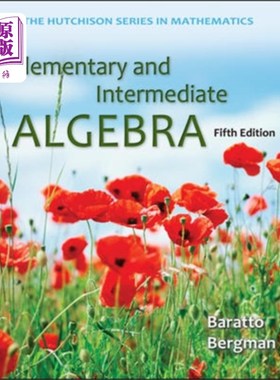 海外直订Elementary and Intermediate Algebra 初等和中等代数