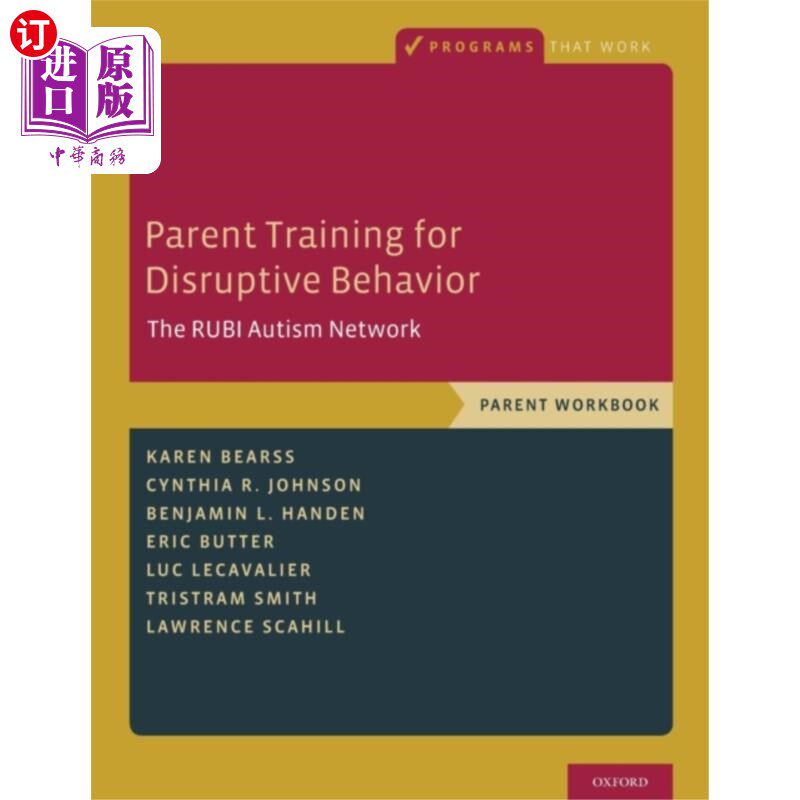 海外直订医药图书Parent Training for Disruptive Behavior 家长破坏性行为训练