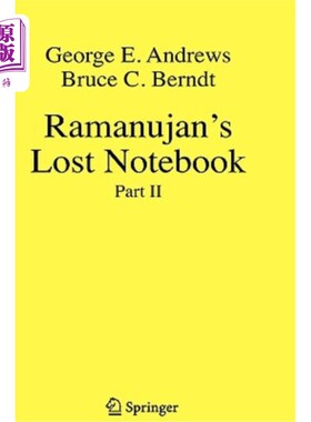 海外直订Ramanujan's Lost Notebook: Part II 拉马努扬遗失笔记本：第二部分