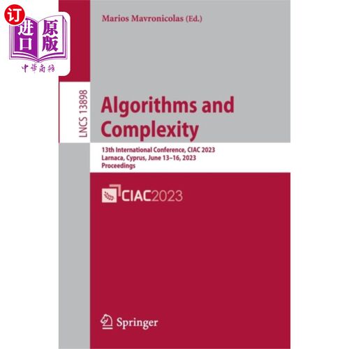 海外直订Algorithms and Complexity 算法和复杂性