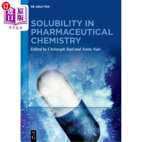 海外直订医药图书Solubility in Pharmaceutical Chemistry  药物化学中的溶解度