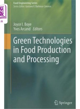 海外直订Green Technologies in Food Production and Processing 食品生产和加工中的绿色技术