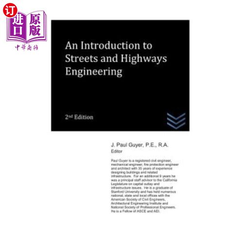 海外直订An Introduction to Streets and Highways Engineering 街道与公路工程导论