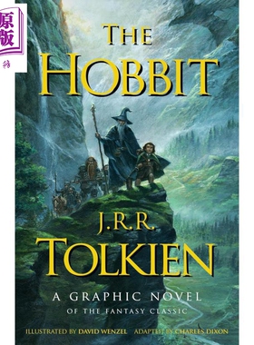 霍比特人 图像小说 修订版与扩展版 The Hobbit 英文原版 J RR Tolkien 由指环王前传改编【中商原版】