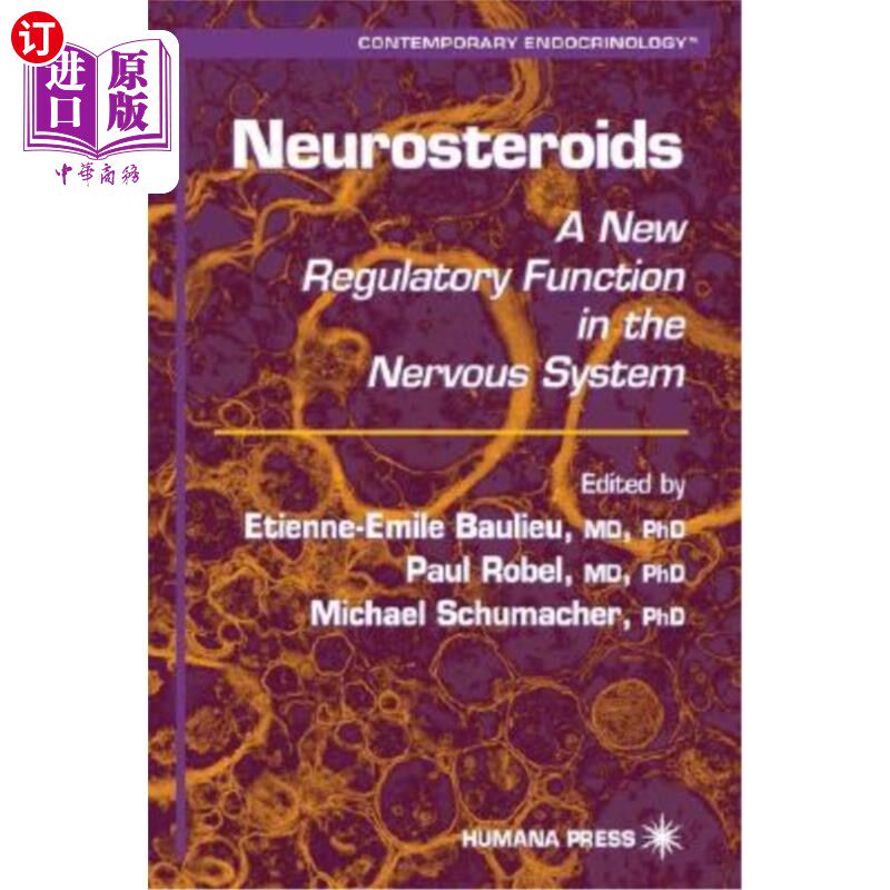 海外直订医药图书Neurosteroids: A New Regulatory Function in the Nervous System 神经甾体：一种新的神经系统调节功能