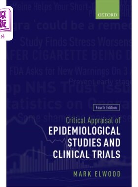 海外直订医药图书Critical Appraisal of Epidemiological Studies and Clinical Trials 流行病学研究和临床试验的关键评估