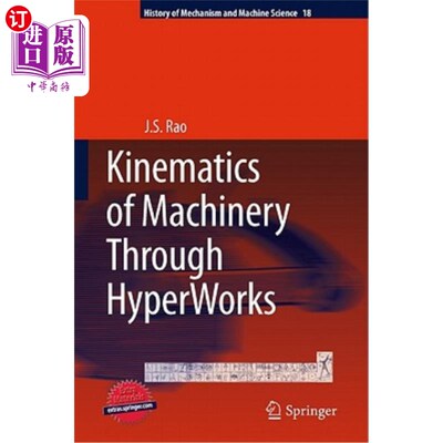 海外直订Kinematics of Machinery Through Hyperworks 通过Hyperworks实现机械运动学