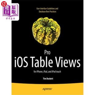 IOS表格视图：适用于Iphone Iphone IOS Pro and Ipad For iPod Ipad和iPod Table 海外直订Pro Touch Views