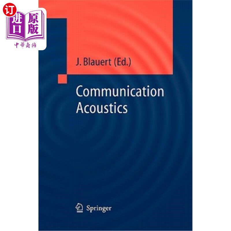 海外直订Communication Acoustics 通信声学