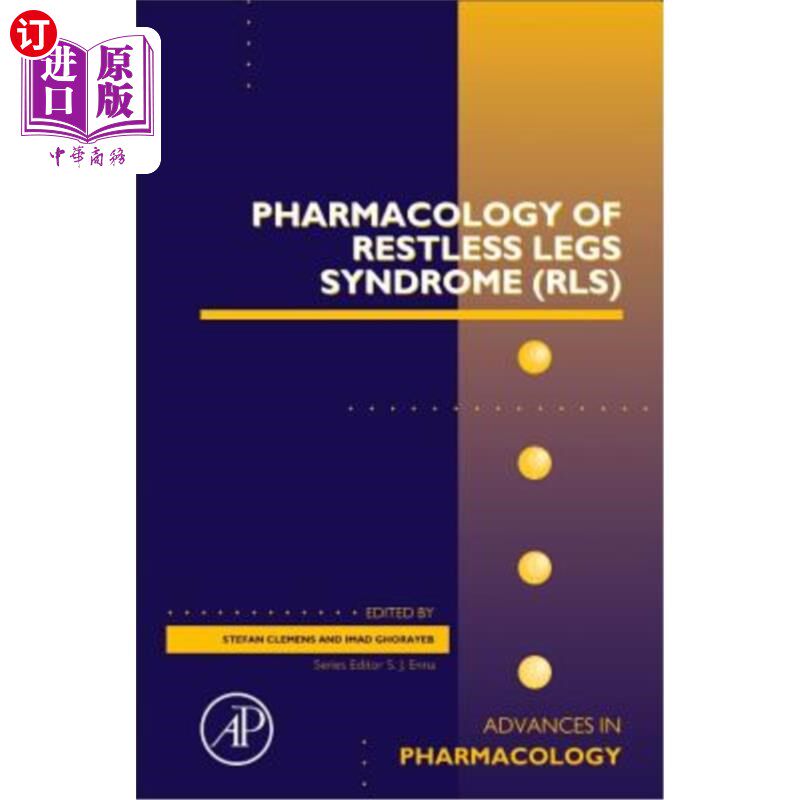 海外直订医药图书Pharmacology of Restless Legs Syndrome (Rls): Volume 84 不宁腿综合征（Rls）药理学，84