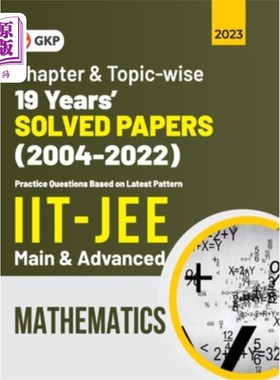 海外直订IIT JEE 2023 Mathematics (Main & Advanced) - 19 Years Chapter wise & Topic wise  IIT JEE 20