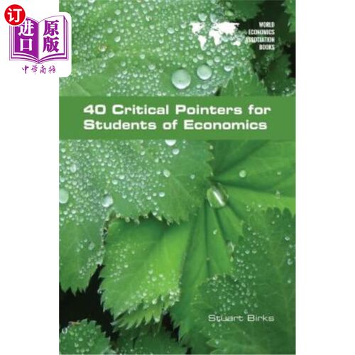 海外直订40 Critical Pointers for Students of Economics 经济学学生的40个关键点