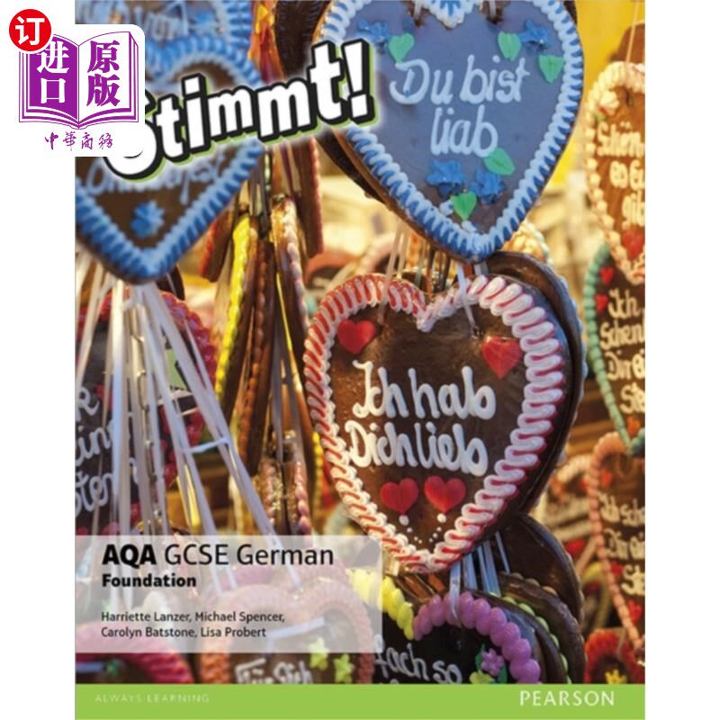 海外直订Stimmt! AQA GCSE German Foundation Student Book Stimmt !AQA GCSE德语基础学生教材