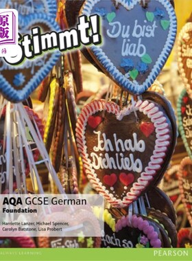 海外直订Stimmt! AQA GCSE German Foundation Student Book Stimmt !AQA GCSE德语基础学生教材