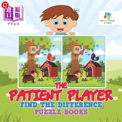 海外直订The Patient Player Find the Difference Puzzle Books