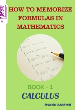 海外直订How to Memorize Formulas in Mathematics: Book-1 Calculus 如何记忆数学公式：第一册微积分
