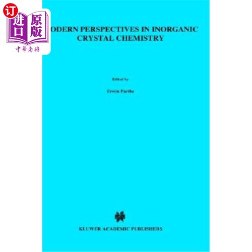 海外直订Modern Perspectives in Inorganic Crystal Chemistry 无机晶体化学的现代展望