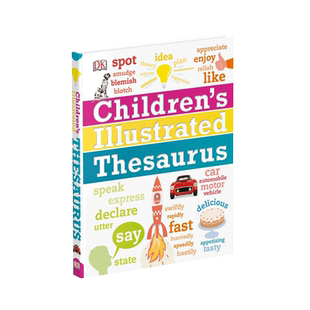【中商原版】DK儿童图解同义词词典 英文原版 Children's Illustrated Thesaurus 精装 插图字典 分类词词典 8-14岁 英语词汇