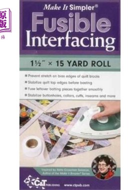 海外直订Make It Simpler (R) Fusible Interfacing (R)易熔接口