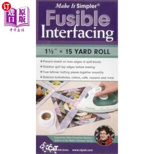 Interfacing Simpler Fusible 易熔接口 海外直订Make