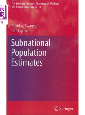 海外直订Subnational Population Estimates 次全国人口估计