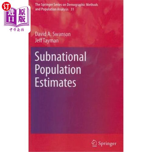 海外直订Subnational Population Estimates 次全国人口估计