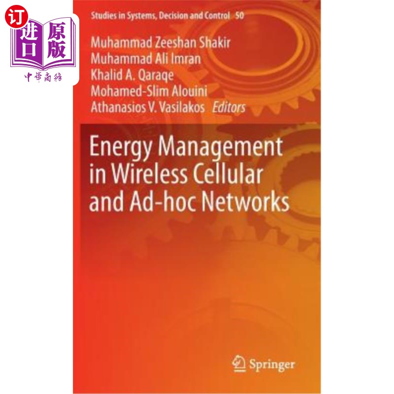 海外直订Energy Management in Wireless Cellular and Ad-Hoc Networks 无线蜂窝和adhoc中的能量管理