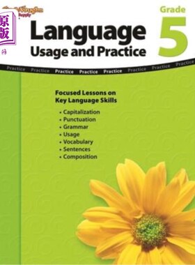 海外直订Language Usage and Practice Grade 5: Usage and Practice Reproducible Grade 5 语言:用法和实践:可重复5级