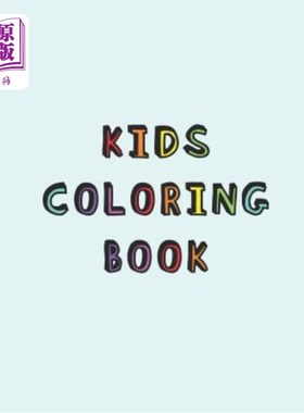 海外直订Kids Coloring Book: Simple colouring book for children with Dyscalculia - A rela 儿童涂色书:简单的涂色书与